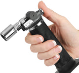 BLUSKY Premium Butane Micro Torch Adjustable Flame & Temperature Refillable Industrial Torch with Safety Lock Blow Torch for Cooking Soldering Tool Baking Welding DIY Crafts (Butane Gas Not Included)